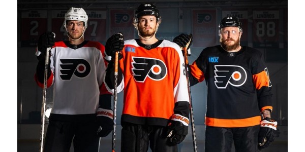 Philadelphia Flyers blazen nieuwe hoop in 2023-24 truien